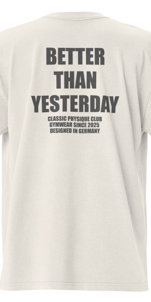 Oversized Pumpcover T-Shirt - Better than yesterday